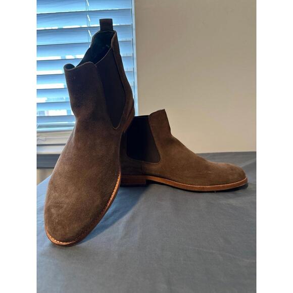 Barbour Men’s suede Chelsea Boots UK 8 - Picture 1 of 6